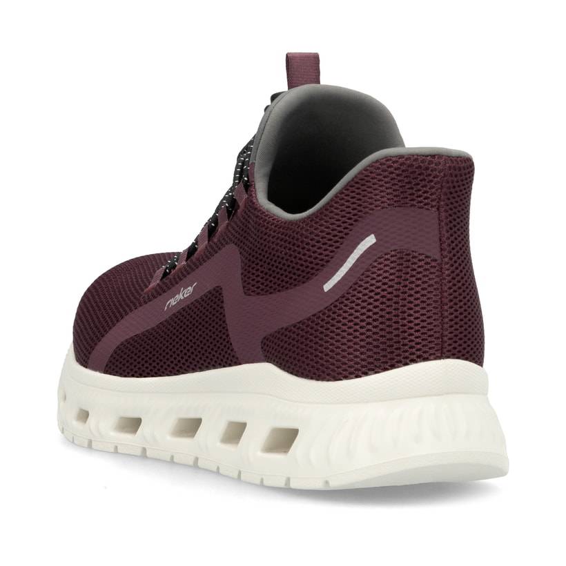 Rieker Artikelnummer M6066-30 Rieker Damen Slipper weinrot Riesige Rabatte
