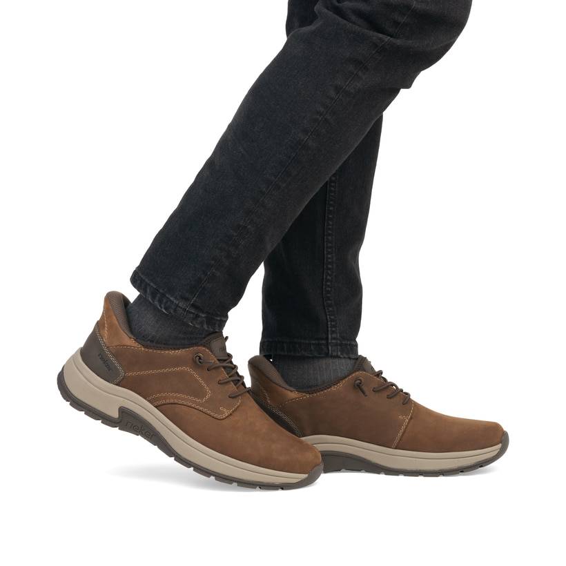 Rieker Artikelnummer 11050-22 Rieker Herren Slipper nougatbraun 50% Rabatt mit kostenlosem Versand