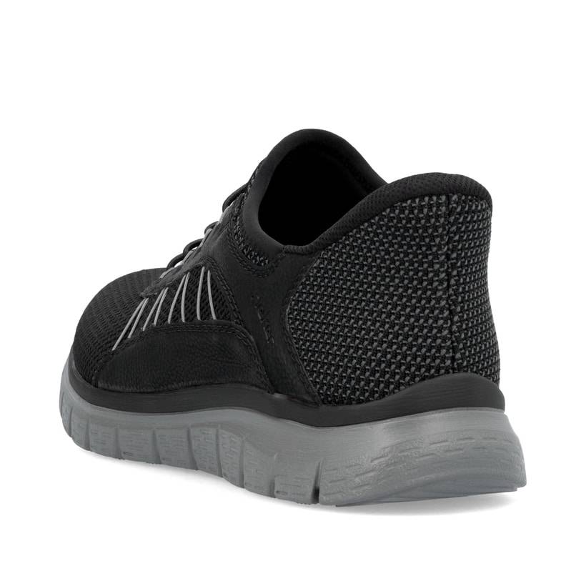 Rieker Artikelnummer B6656-00 Rieker Herren Slipper asphaltschwarz Clearance-Verkauf