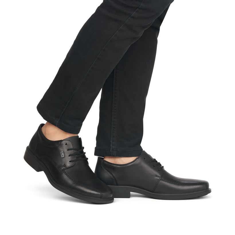 Rieker Artikelnummer B0013-00 Rieker Herren Schnürschuhe mitternachtsschwarz Kostenloser Versand international
