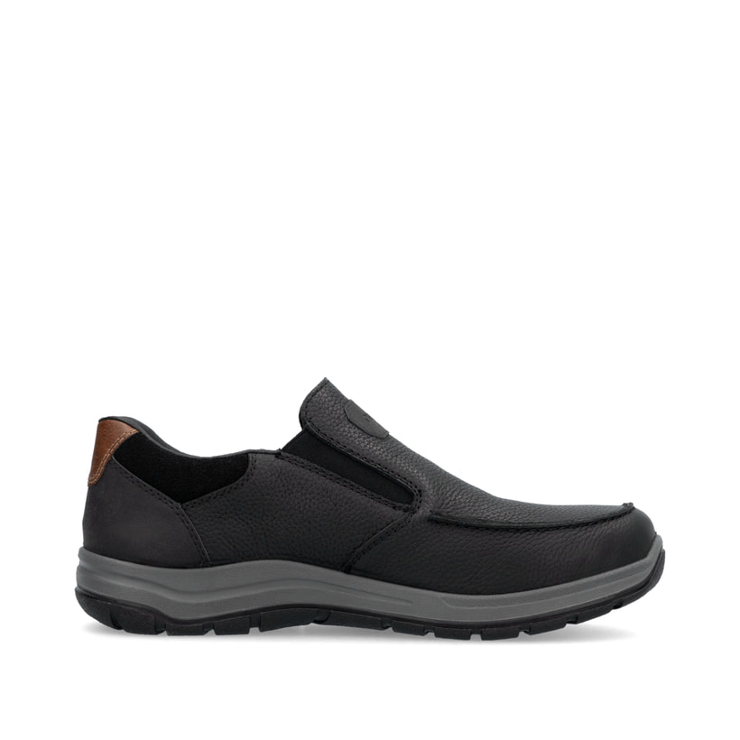 Rieker Artikelnummer 03651-00 Rieker Herren Slipper urbanschwarz Fabrikladen