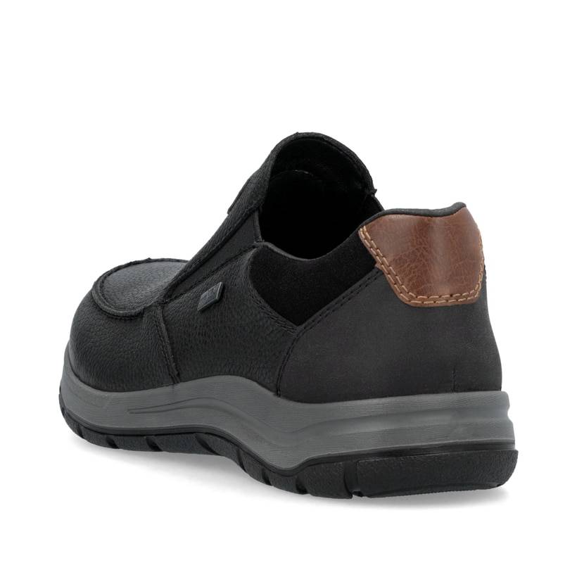 Rieker Artikelnummer 03651-00 Rieker Herren Slipper urbanschwarz Fabrikladen