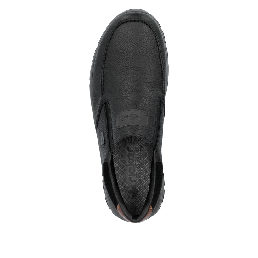 Rieker Artikelnummer 03651-00 Rieker Herren Slipper urbanschwarz Fabrikladen