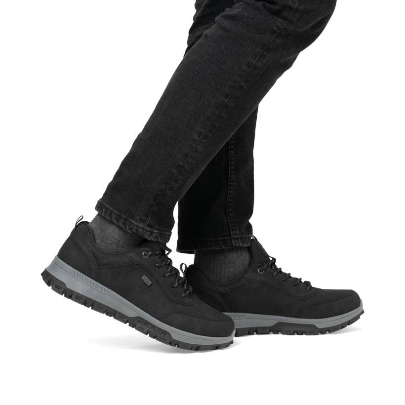 Rieker Artikelnummer 35503-00 Rieker Herren Schnürschuhe urbanschwarz Begrenzt auf 3 Tage