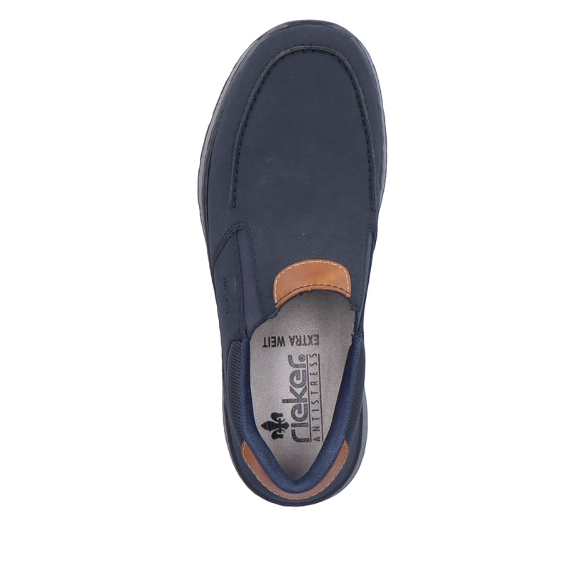 Rieker Artikelnummer B9062-15 Rieker Herren Slipper marineblau Im Verkauf