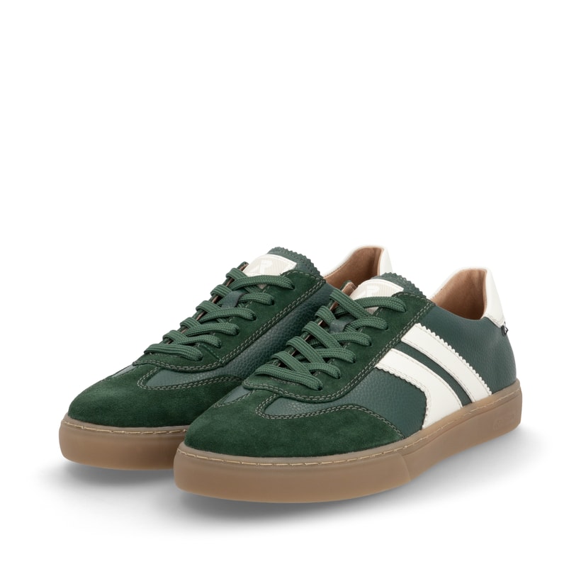 Rieker Artikelnummer U0707-54 Rieker Herren Sneaker Low waldgrün-weiß zollfrei