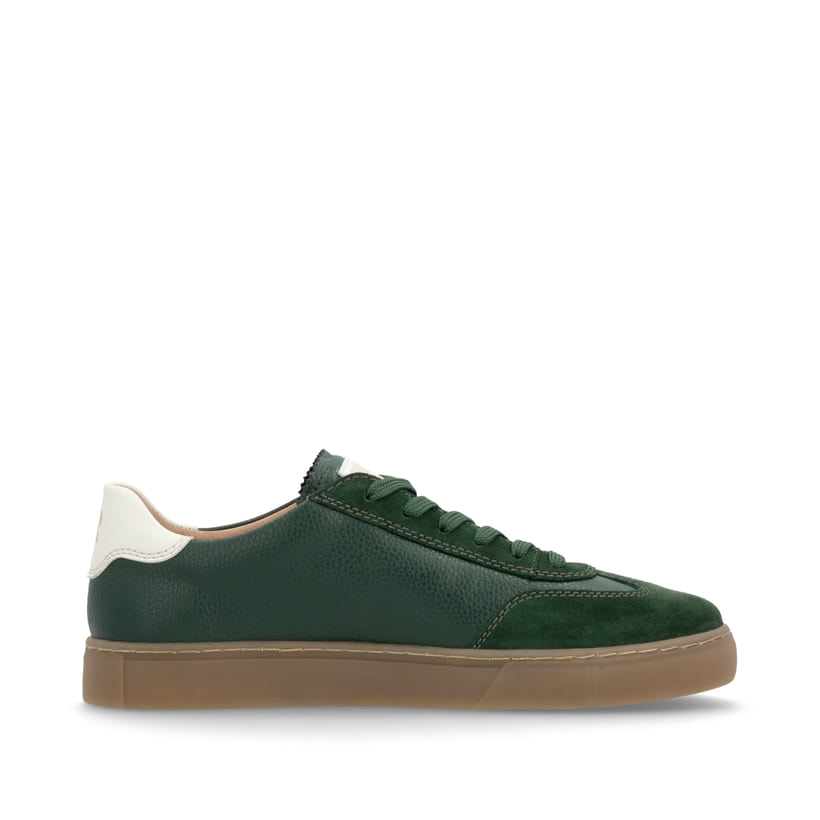 Rieker Artikelnummer U0707-54 Rieker Herren Sneaker Low waldgrün-weiß zollfrei