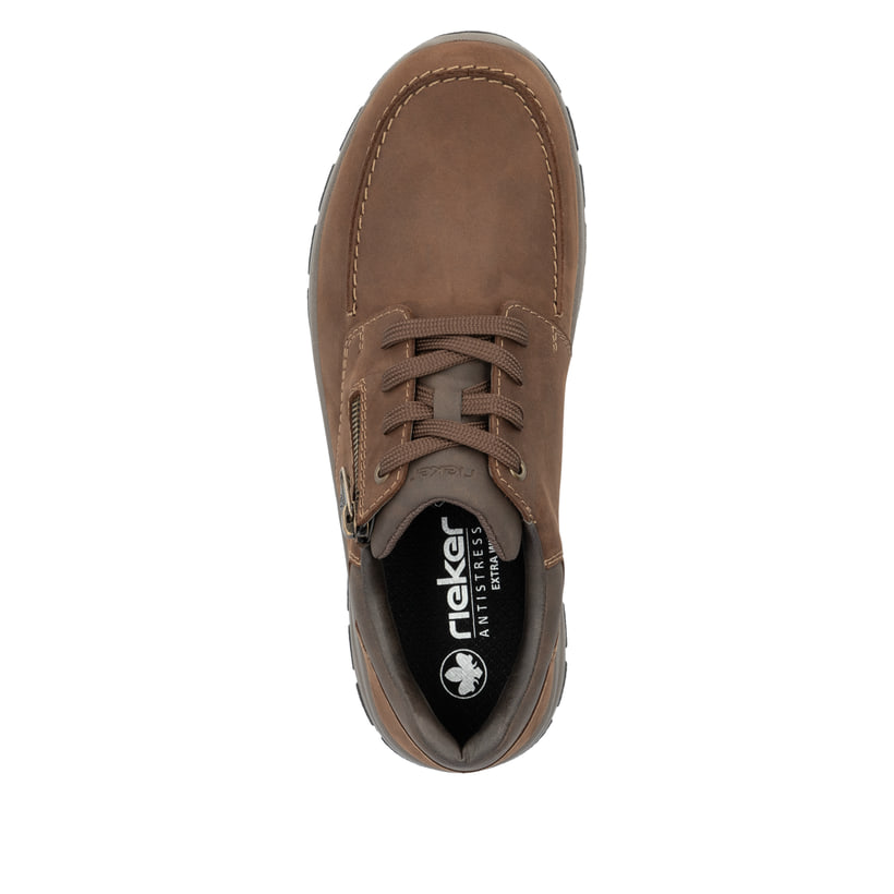 Rieker Artikelnummer 03601-22 Rieker Herren Schnürschuhe nougatbraun 50% Rabatt für begrenzte Zeit