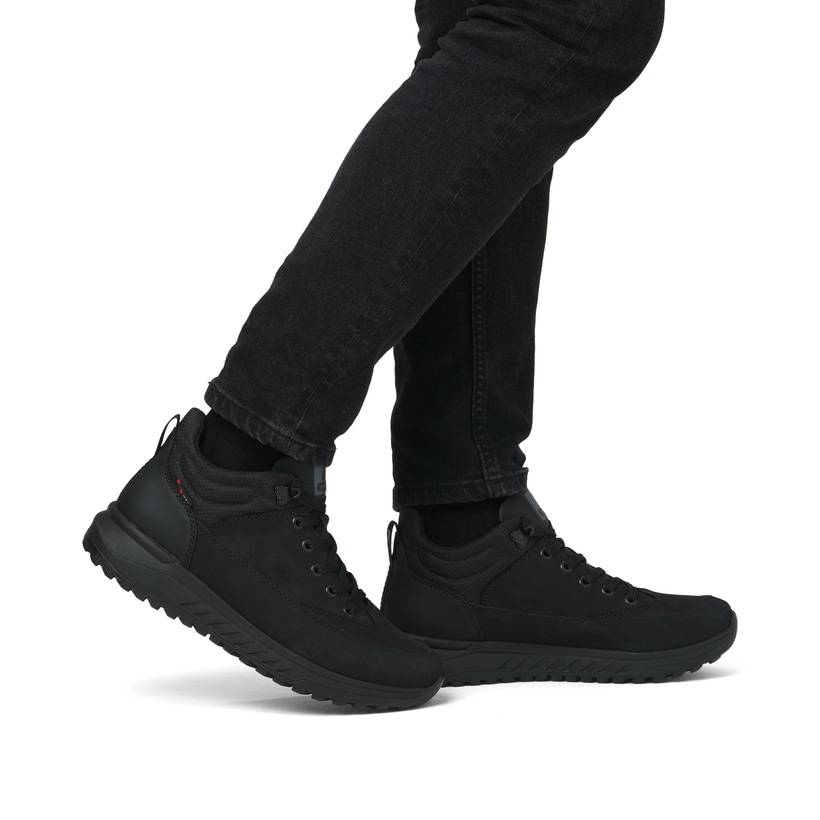 Rieker Artikelnummer U0173-00 Rieker Herren Schnürstiefel carbonschwarz Online