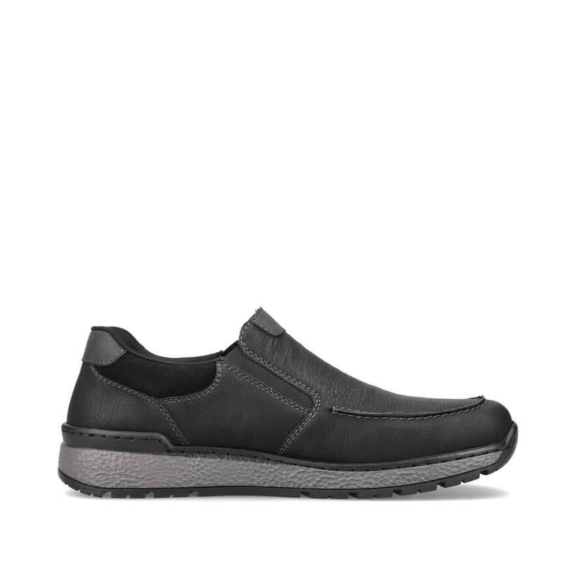 Rieker Artikelnummer B9062-00 Rieker Herren Slipper asphaltschwarz Outlet
