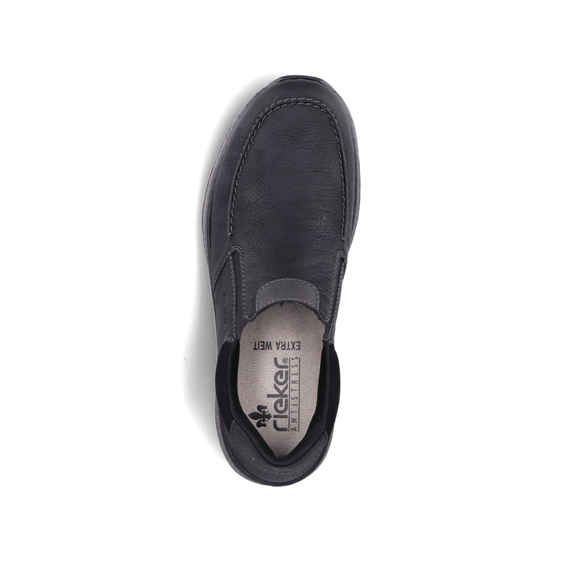 Rieker Artikelnummer B9062-00 Rieker Herren Slipper asphaltschwarz Outlet