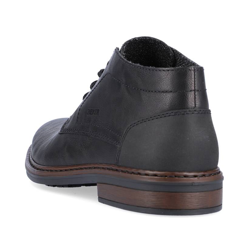 Rieker Artikelnummer 17604-00 Rieker Herren Schnürschuhe tiefschwarz Auslauf