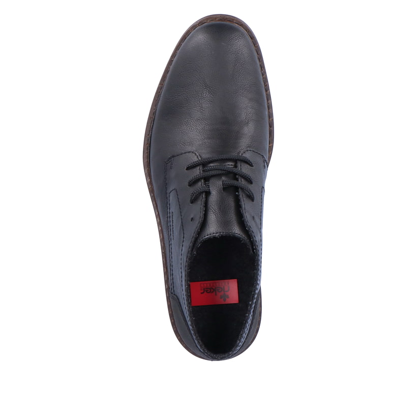 Rieker Artikelnummer 17604-00 Rieker Herren Schnürschuhe tiefschwarz Auslauf