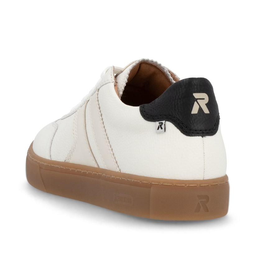 Rieker Artikelnummer U0707-80 Rieker Herren Sneaker Low reinweiß im Angebot