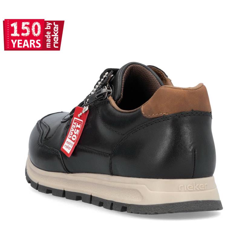 Rieker Artikelnummer B0504-00 Rieker Herren Sneaker Low nachtschwarz Meist gekauft