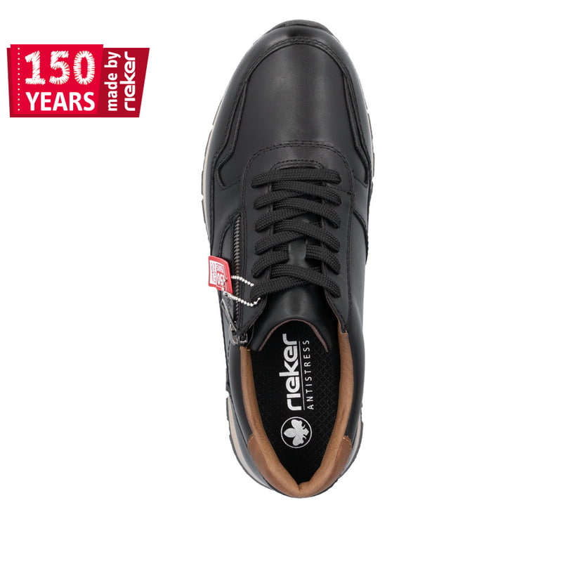 Rieker Artikelnummer B0504-00 Rieker Herren Sneaker Low nachtschwarz Meist gekauft