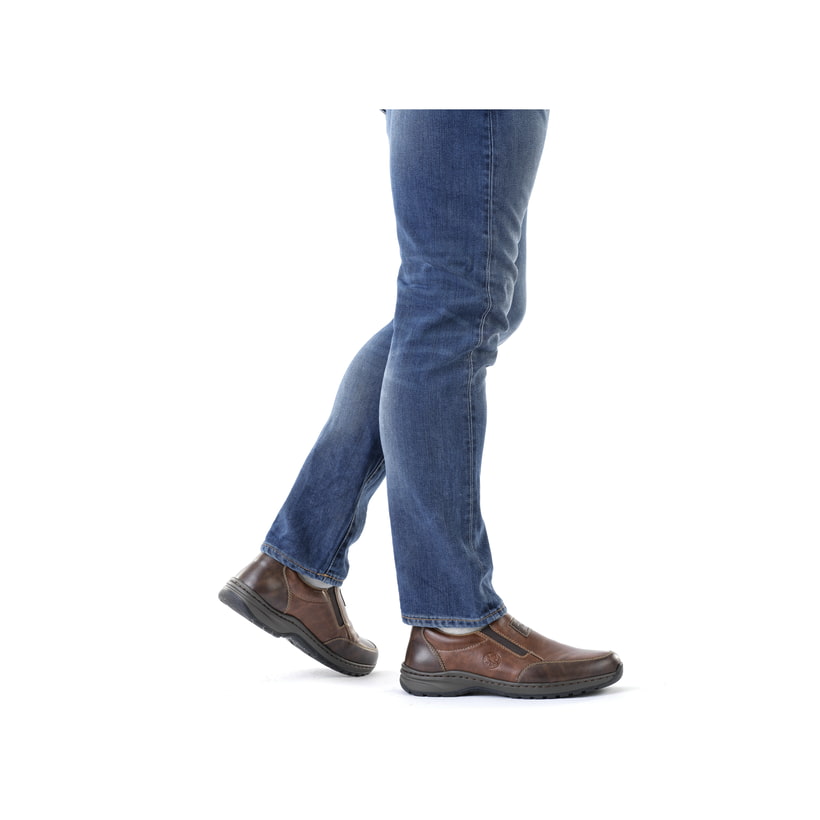 Rieker Artikelnummer 03354-26 Rieker Herren Slipper kastanienbraun Kostenloser Versand