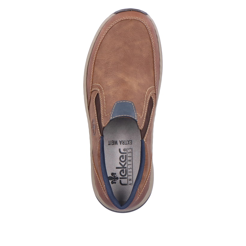 Rieker Artikelnummer 14362-24 Rieker Herren Slipper holzbraun Fabrik Onlineshop