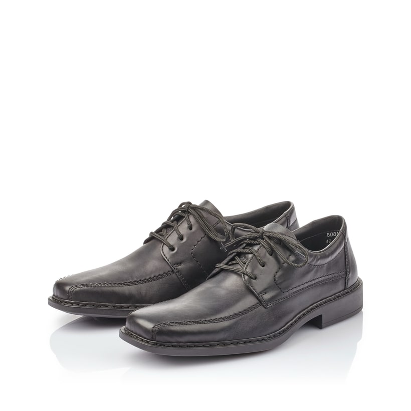 Rieker Artikelnummer B0812-00 Rieker Herren Schnürschuhe nachtschwarz Versandkostenfrei