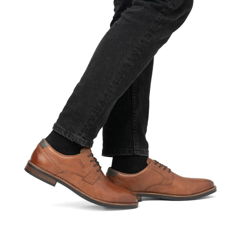 Rieker Artikelnummer 13523-24 Rieker Herren Schnürschuhe karamellbraun Cyber Monday