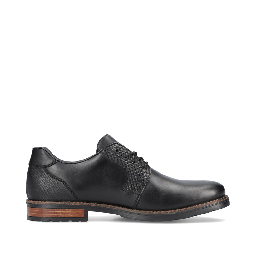 Rieker Artikelnummer 14603-00 Rieker Herren Schnürschuhe glanzschwarz Osterangebot