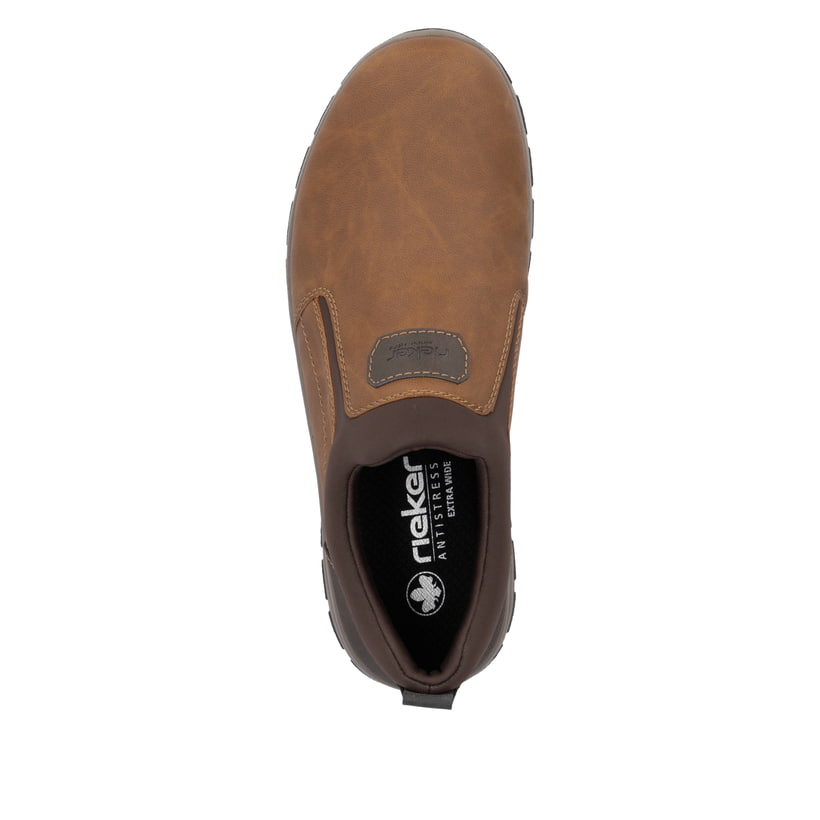 Rieker Artikelnummer 03650-24 Rieker Herren Slipper nougatbraun Vatertagsangebot
