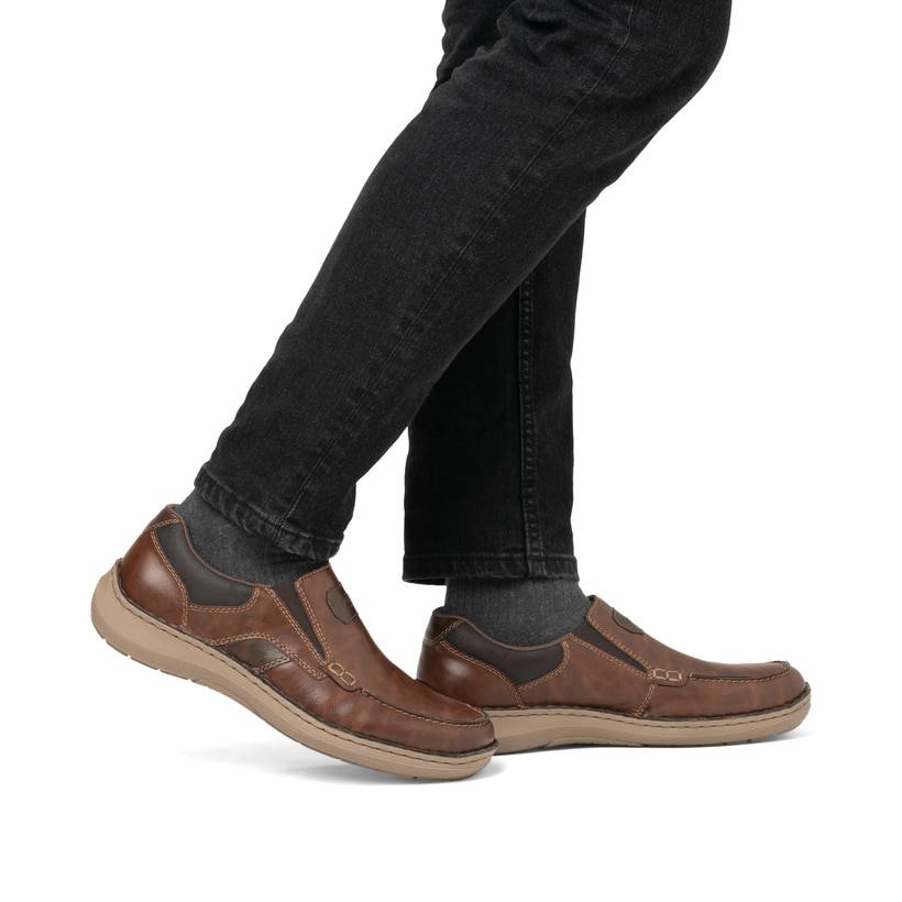 Rieker Artikelnummer 03092-24 Rieker Herren Slipper kaffeebraun Valentinstagsangebot