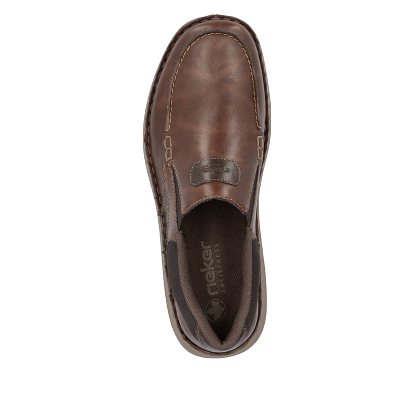Rieker Artikelnummer 03092-24 Rieker Herren Slipper kaffeebraun Valentinstagsangebot