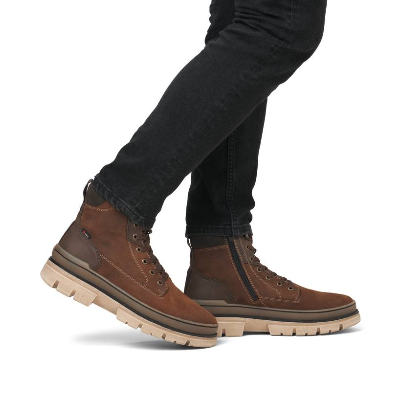 Rieker Artikelnummer U1273-22 Rieker Herren Schnürstiefel nussbraun Lagerräumung