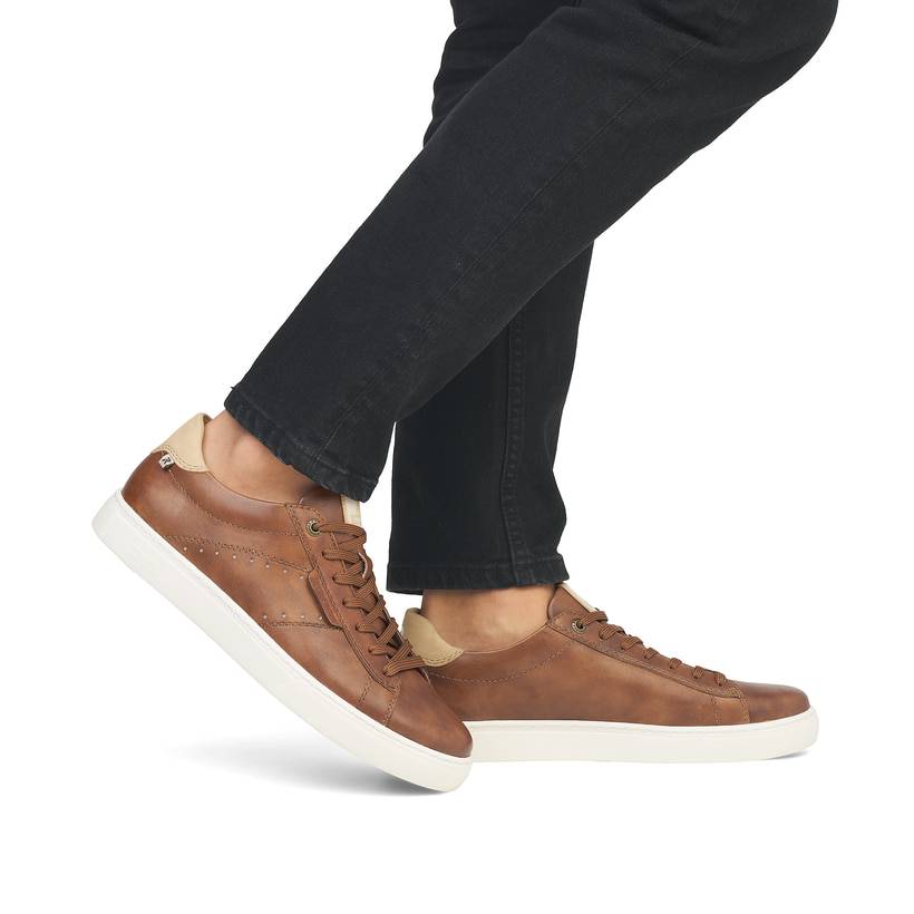 Rieker Artikelnummer U0704-24 Rieker Herren Sneaker Low nougatbraun Online Outlet