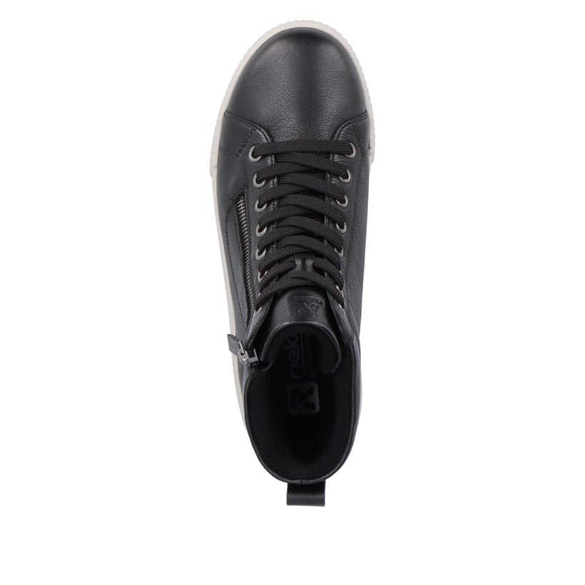 Rieker Artikelnummer W0164-00 Rieker Damen Sneaker High carbonschwarz Große Rabatte