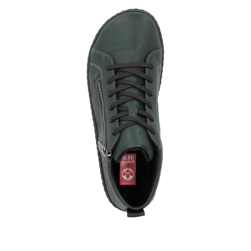Rieker Artikelnummer 52804-54 Rieker Damen Schnürschuhe waldgrün Bis zu 50% Rabatt