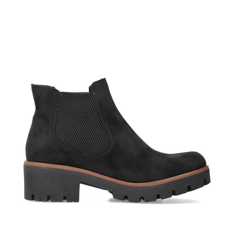 Rieker Artikelnummer 79265-00 Rieker Damen Chelsea Boots graphitschwarz Sonderangebot der Fabrik