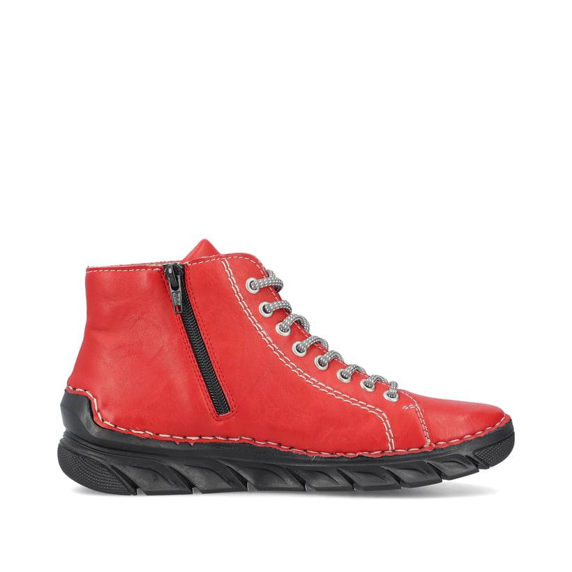 Rieker Artikelnummer 55020-33 Rieker Damen Schnürschuhe feuerrot Bis zu 55% Rabatt