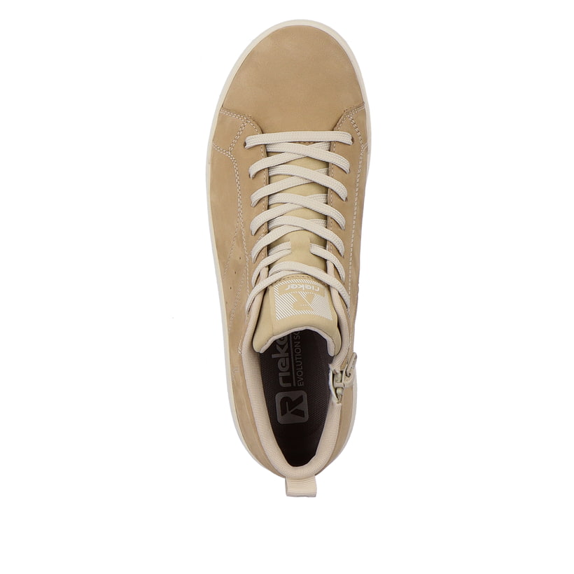 Rieker Artikelnummer 41907-20 Rieker Damen Sneaker High creme beige Nur noch ein Tag übrig