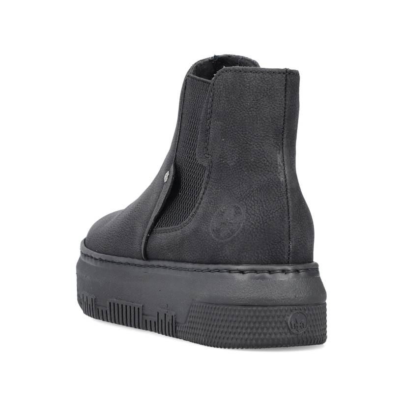 Rieker Artikelnummer M1981-00 Rieker Damen Chelsea Boots tiefschwarz Riesige Rabatte