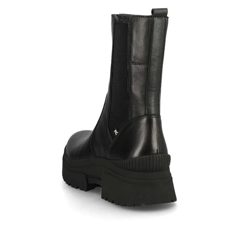Rieker Artikelnummer W0380-01 Rieker Damen Chelsea Boots deep black Clearance-Verkauf