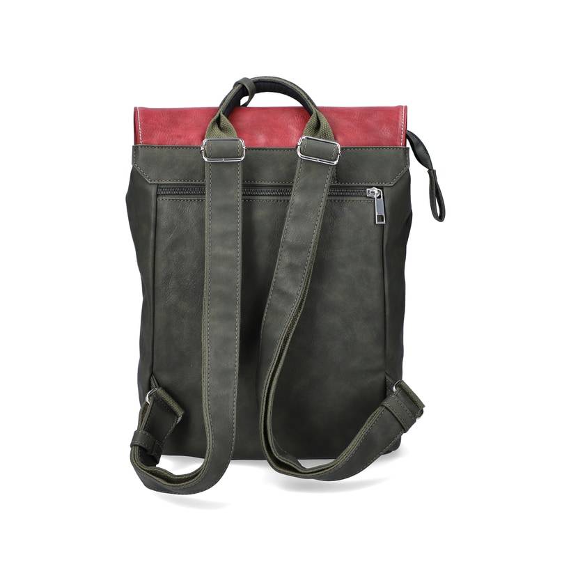 Rieker Artikelnummer H1357-54 Rieker Rucksack waldgrün-kirschrot 2025