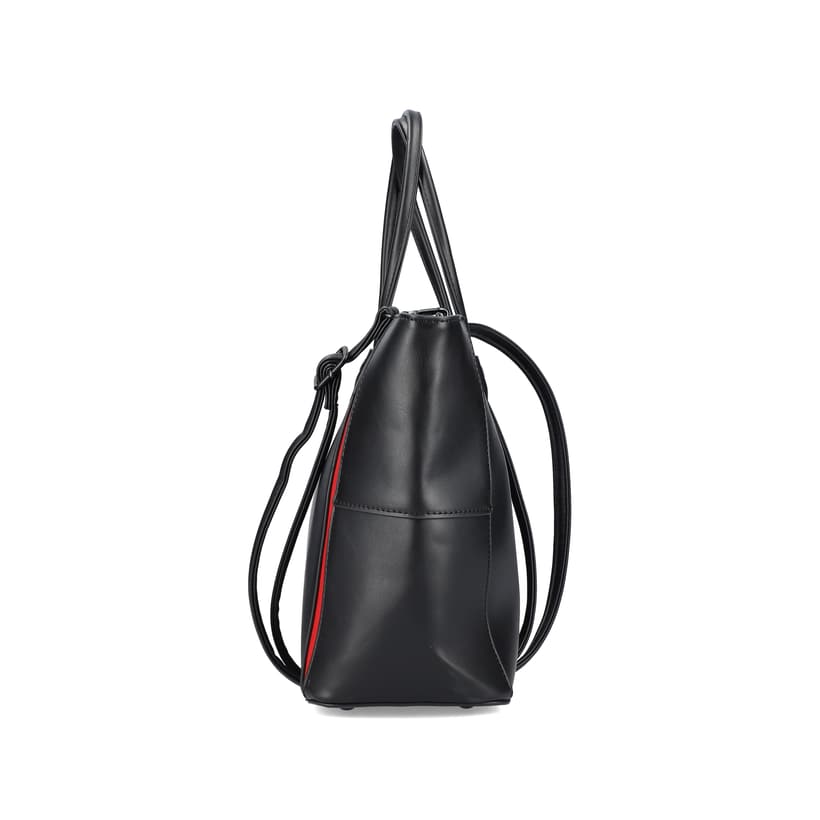 Rieker Artikelnummer H1524-00 Rieker Shopper tiefschwarz-feuerrot im Angebot