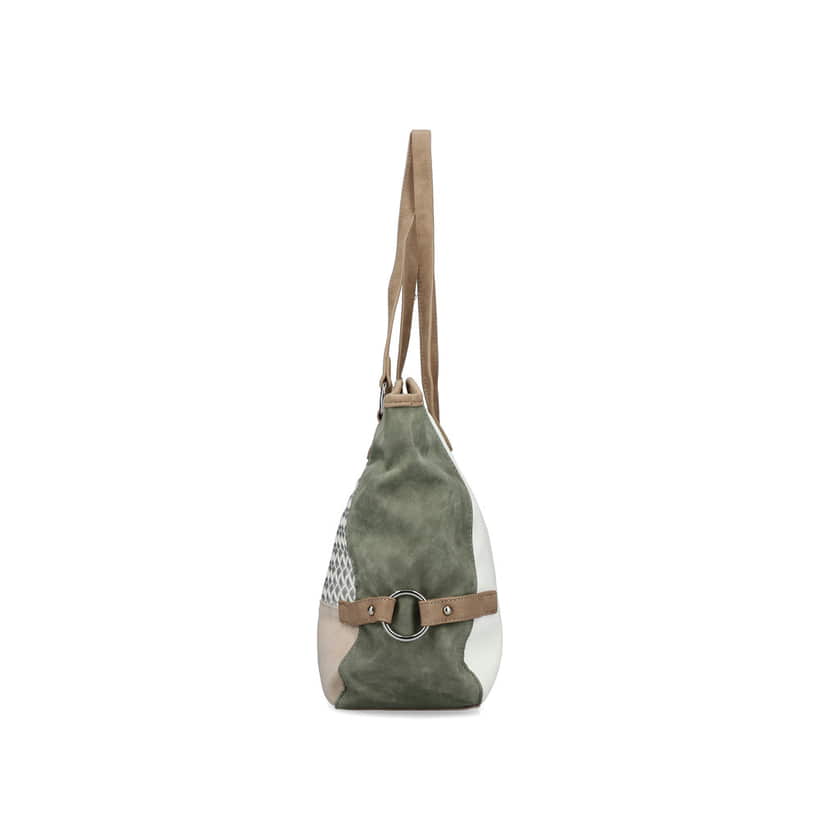 Rieker Artikelnummer H1066-96 Rieker Shopper mintgrün-altweiß-hellbeige Online Shopping