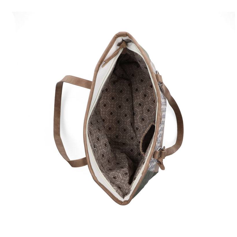 Rieker Artikelnummer H1066-96 Rieker Shopper mintgrün-altweiß-hellbeige Online Shopping