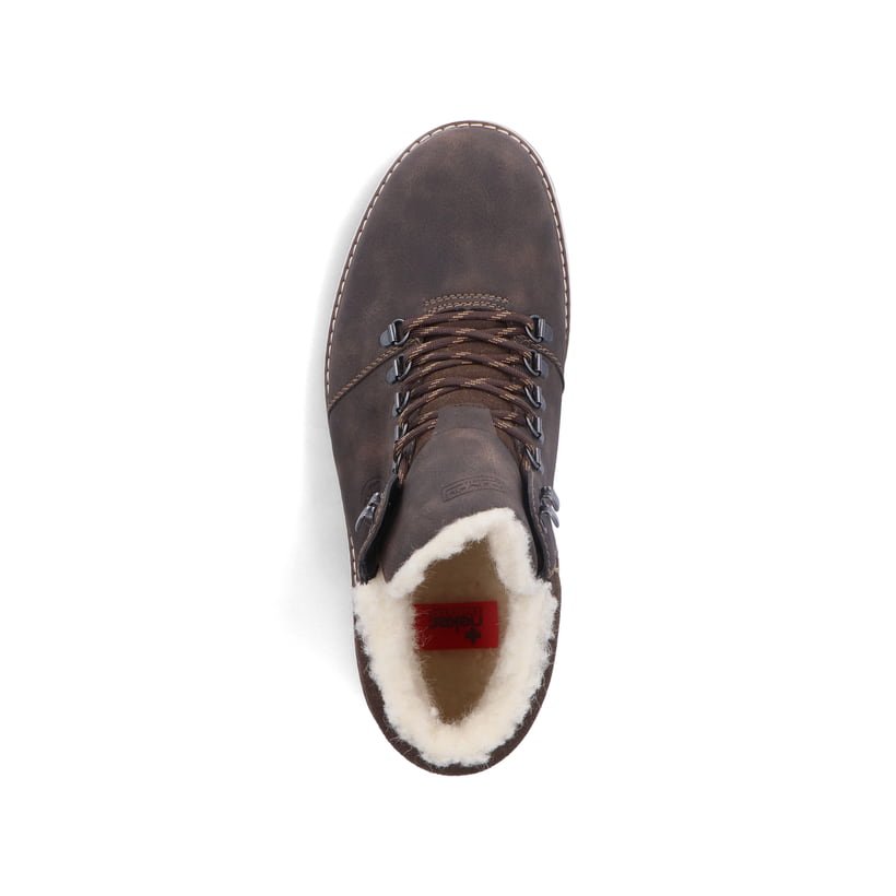 Rieker Artikelnummer F8333-25 Rieker Herren Schnürstiefel mokka Tiefpreis