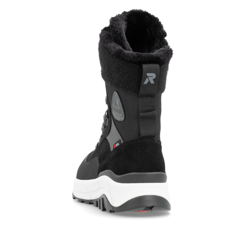 Rieker Artikelnummer W0066-00 Rieker Damen Schnürstiefel carbonschwarz Letzte 2 Tage
