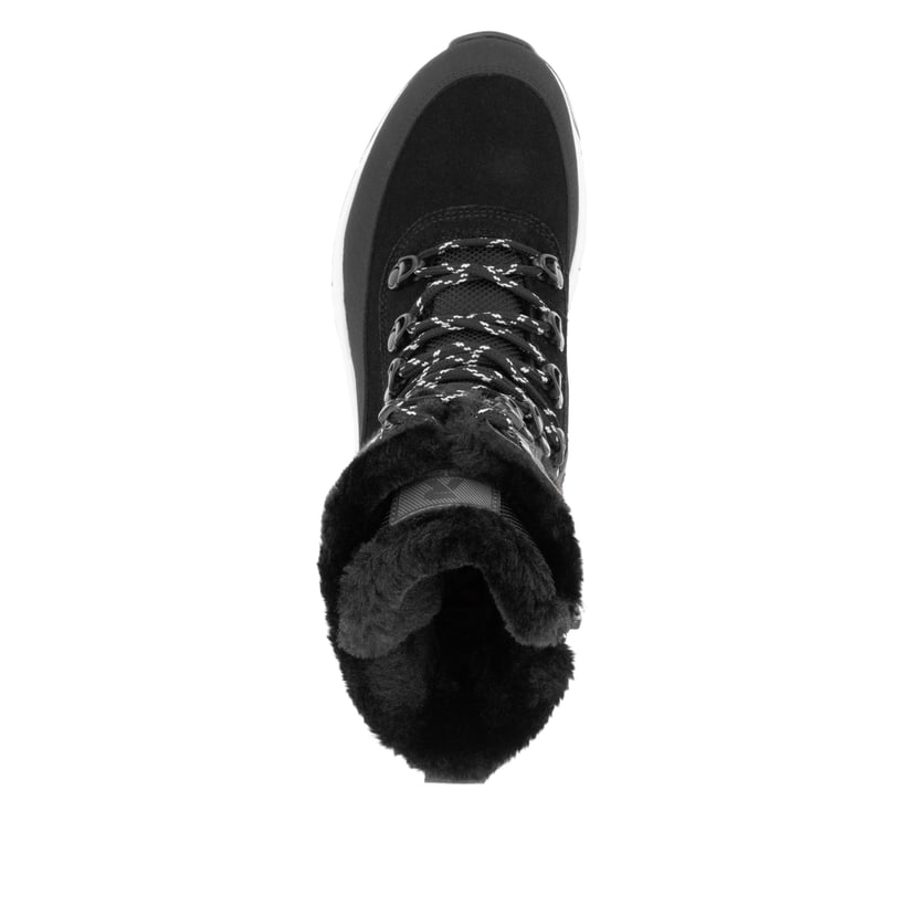 Rieker Artikelnummer W0066-00 Rieker Damen Schnürstiefel carbonschwarz Letzte 2 Tage