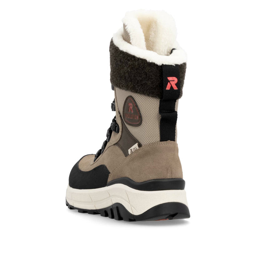 Rieker Artikelnummer W0066-64 Rieker Damen Schnürstiefel braunbeige Zeitbegrenzte Promotion