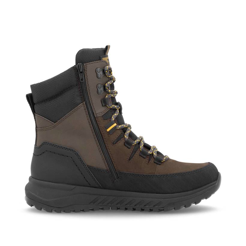 Rieker Artikelnummer U0171-25 Rieker Herren Schnürstiefel holzbraun-schwarz Bis zu 50% Rabatt