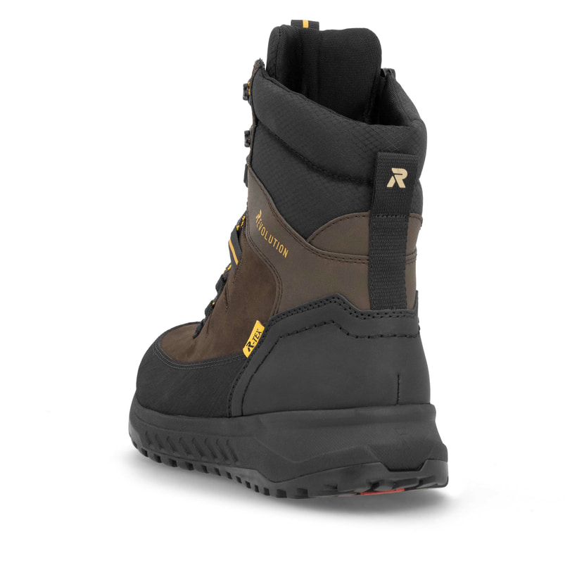 Rieker Artikelnummer U0171-25 Rieker Herren Schnürstiefel holzbraun-schwarz Bis zu 50% Rabatt