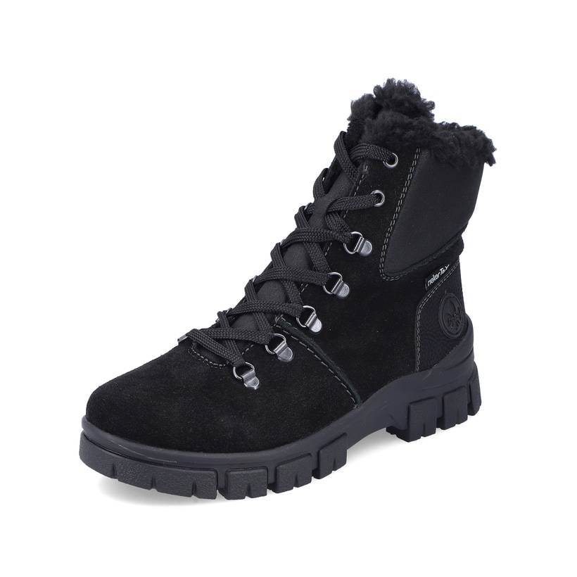 Rieker Artikelnummer Z1010-00 Rieker Damen Schnürstiefel nachtschwarz Nur für heute