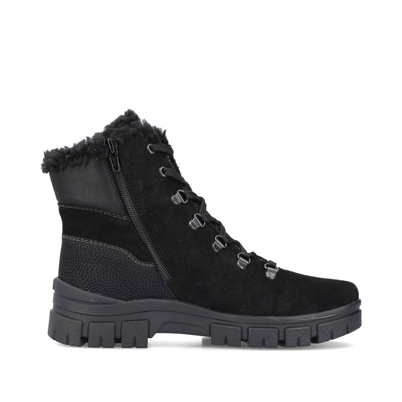 Rieker Artikelnummer Z1010-00 Rieker Damen Schnürstiefel nachtschwarz Nur für heute
