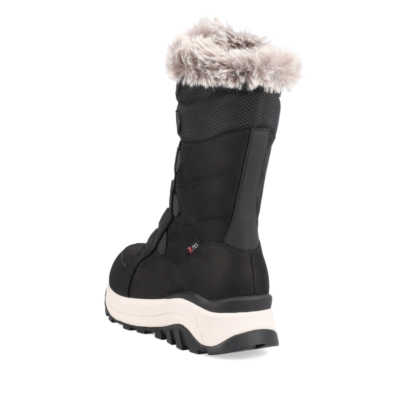 Rieker Artikelnummer W0070-00 Rieker Damen Schnürstiefel asphaltschwarz Vierteljährliche Förderung